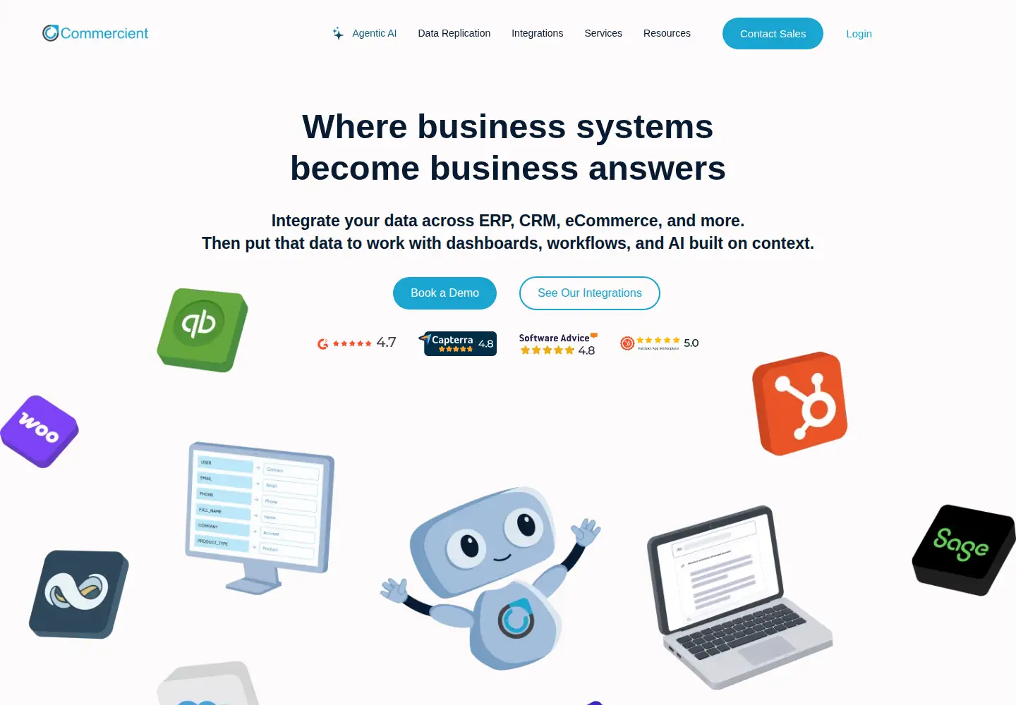 Screenshot of commercient.com