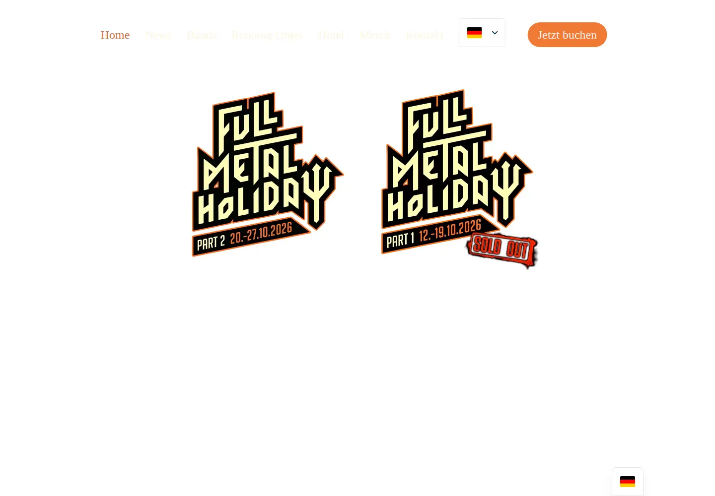 Screenshot of full-metal-holiday.com