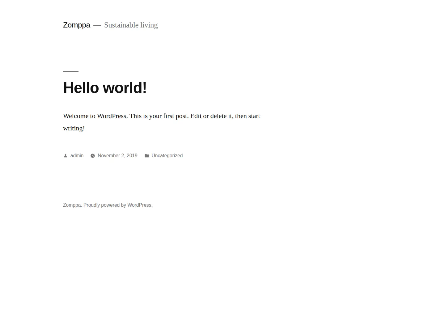 Screenshot of zomppa.com