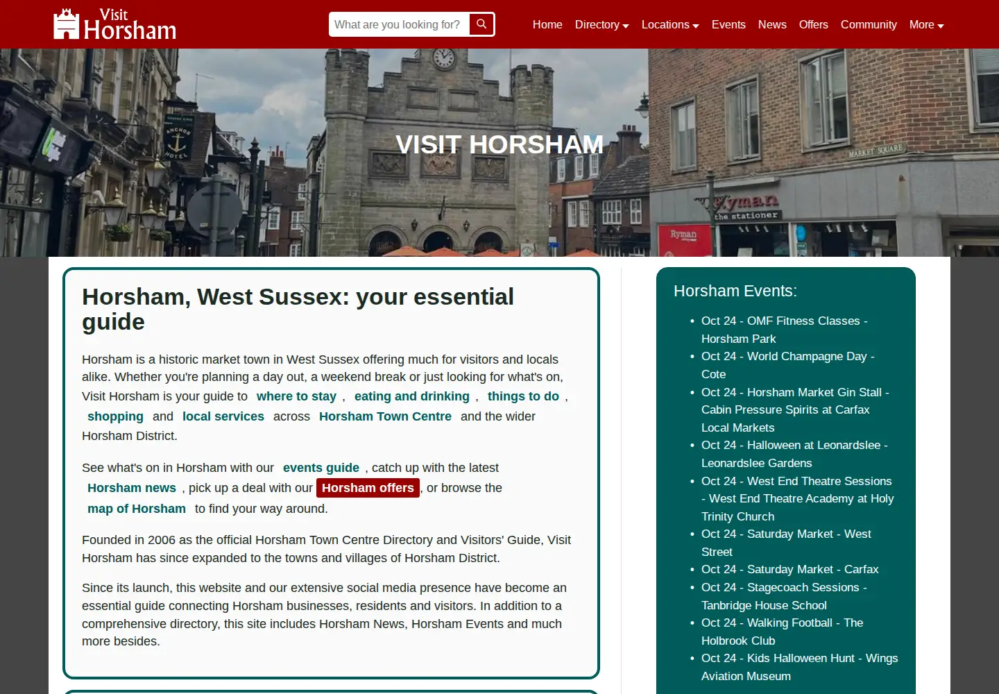 Screenshot of thedistrictpost.co.uk