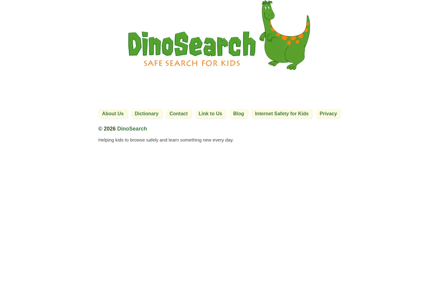 Screenshot of dinosearch.com