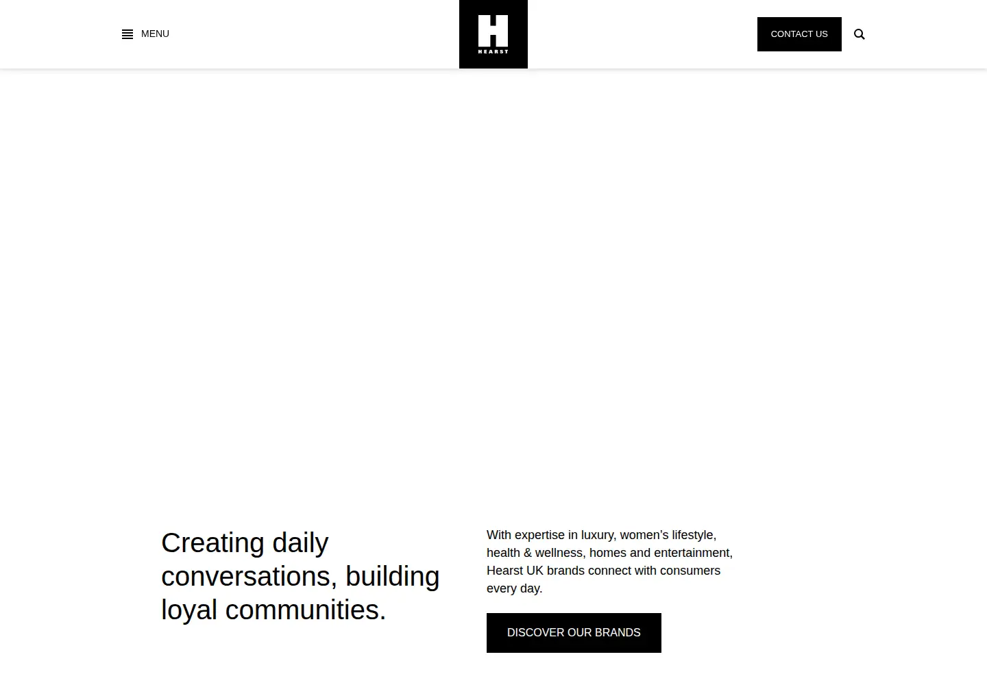 Screenshot of hearst.co.uk