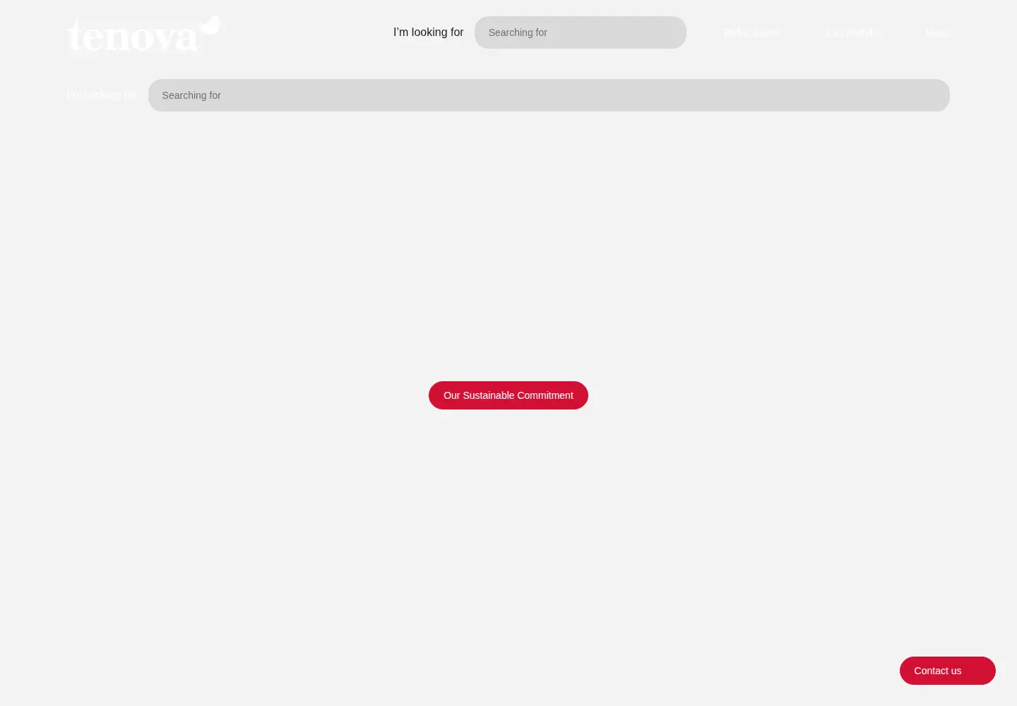 Screenshot of tenova.com