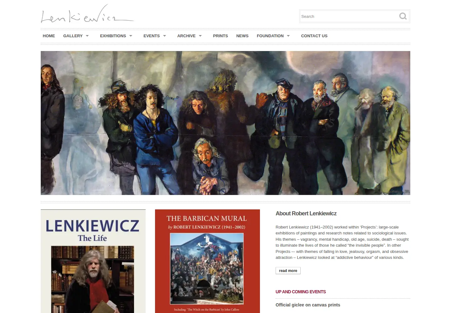 Screenshot of robertlenkiewicz.org