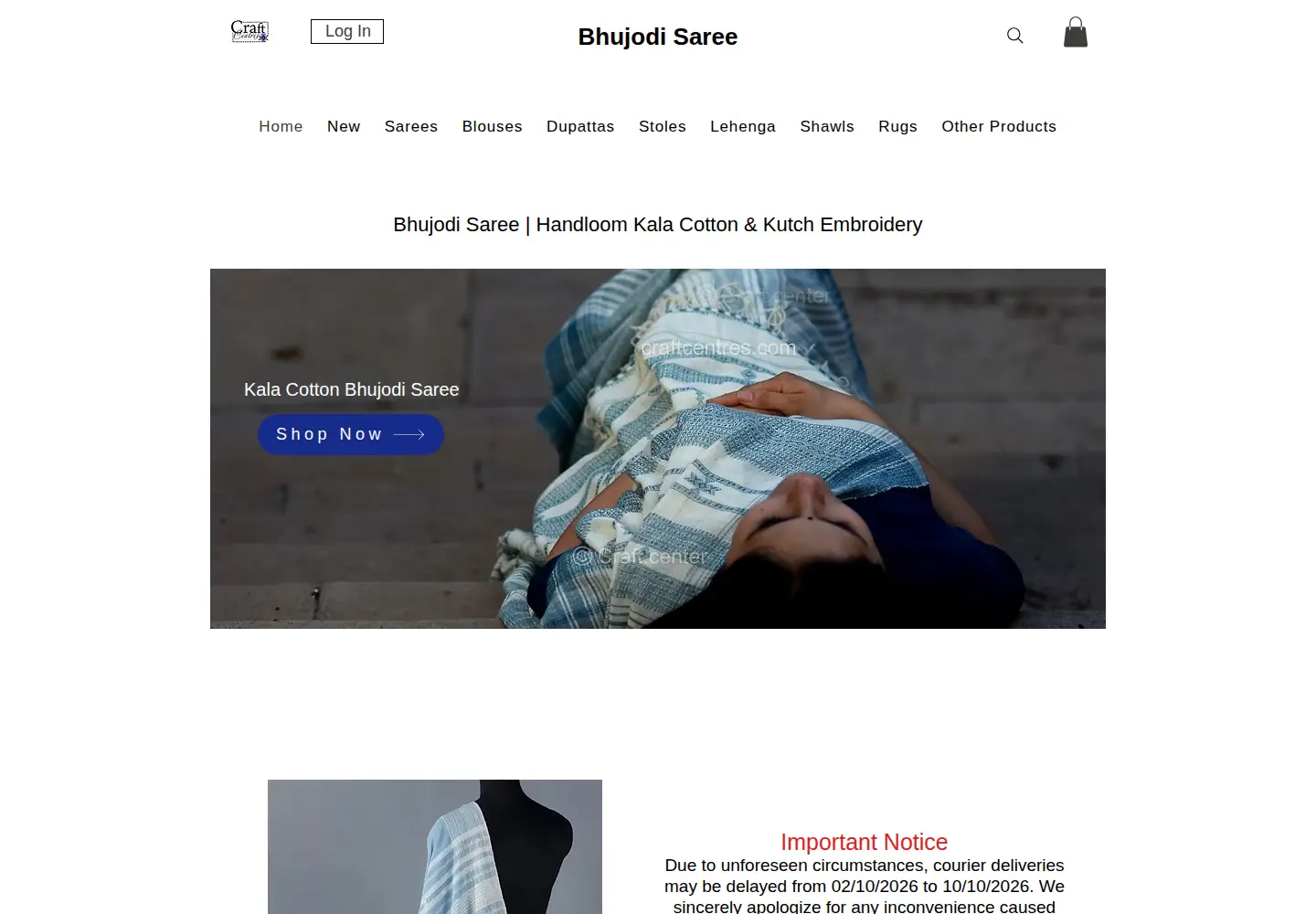 Screenshot of craftcentres.com