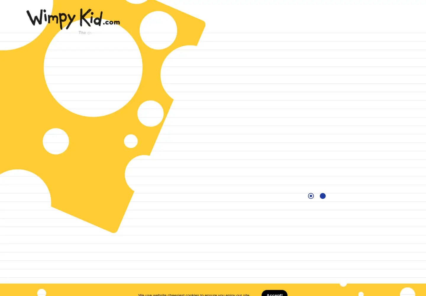 Screenshot of wimpykid.com