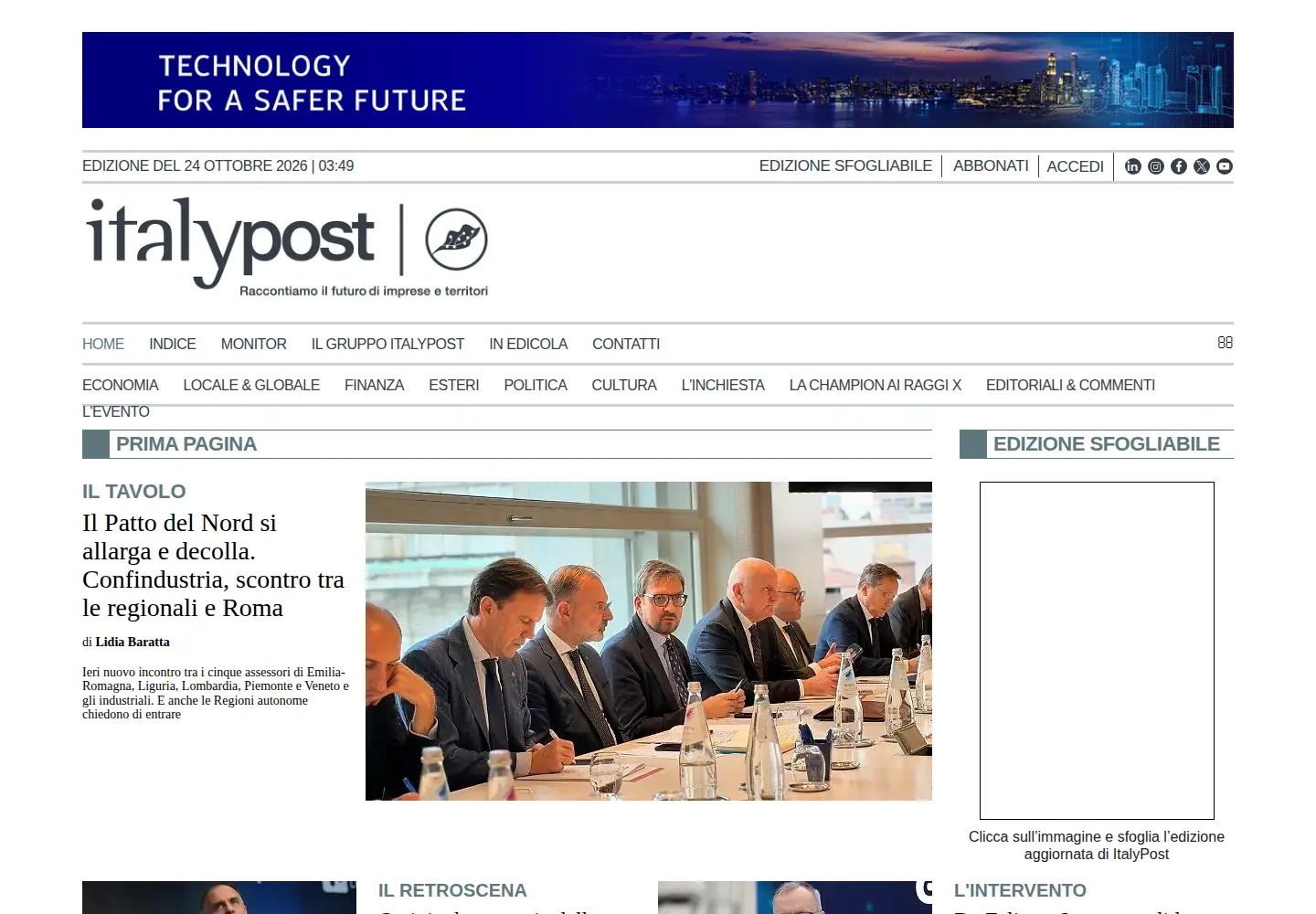 Screenshot of italypost.it