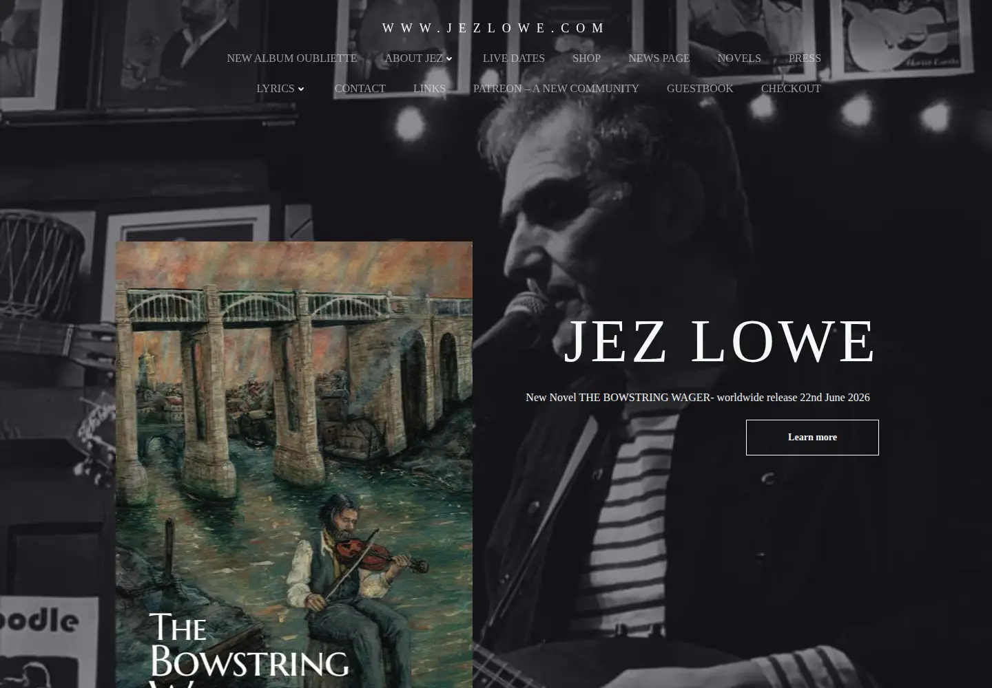 Captured homepage of jezlowe.com in the current scan