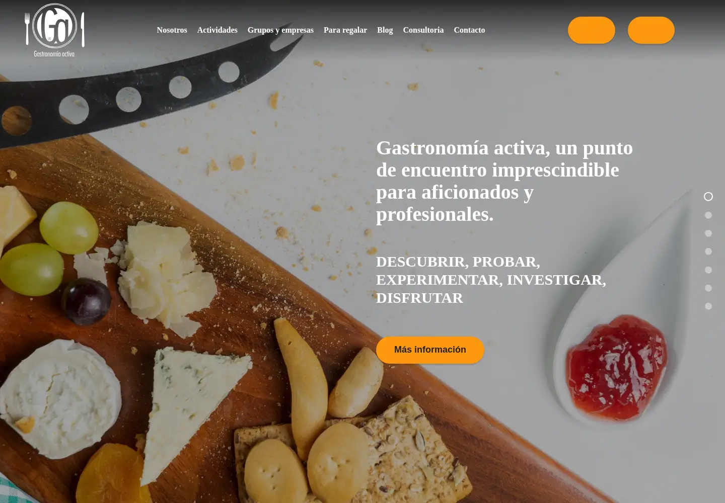 Screenshot of gastronomiaactiva.com
