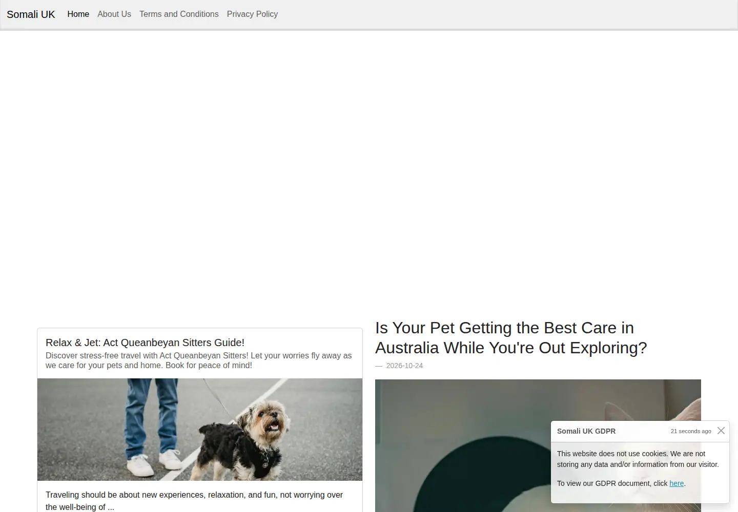 Screenshot of somaliuk.com