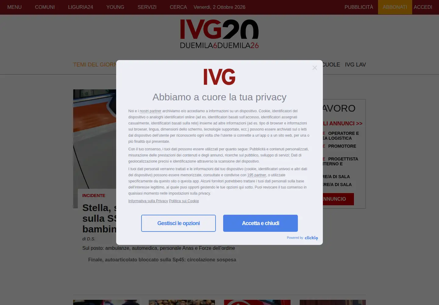 Screenshot of ivg.it