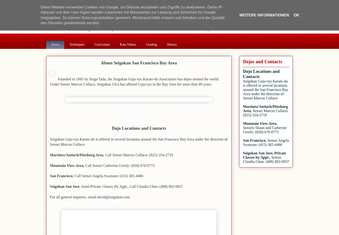 Screenshot of seigokan.com