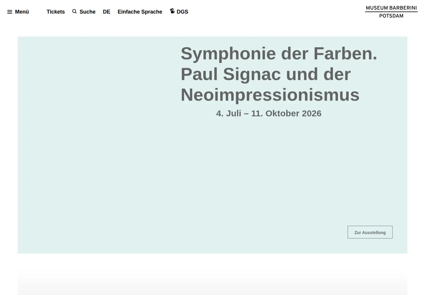Screenshot of museum-barberini.de