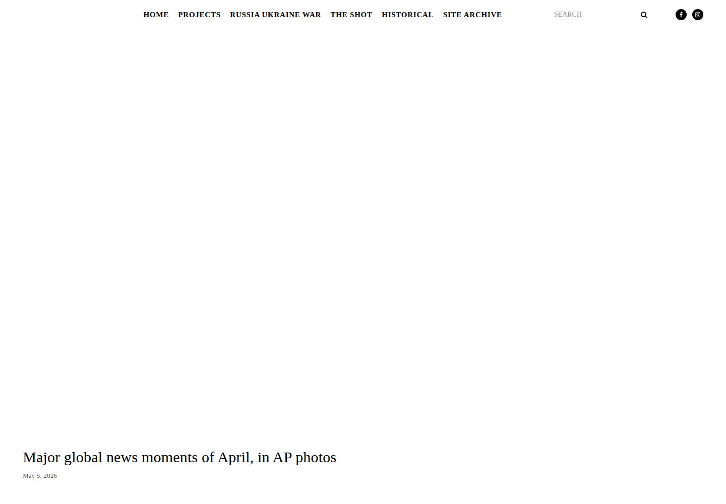 Captured homepage of apimagesblog.com in the current scan