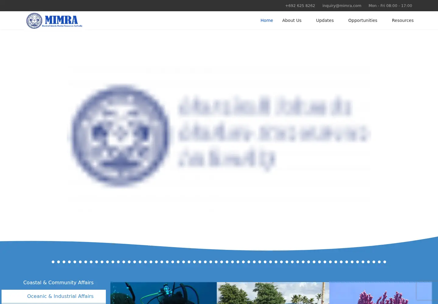 Captured homepage of rmimimra.com in the current scan