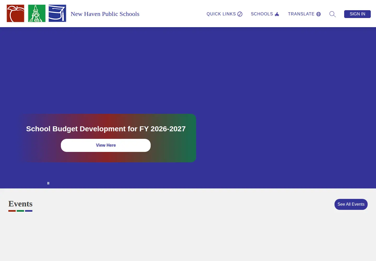 Screenshot of nhps.net