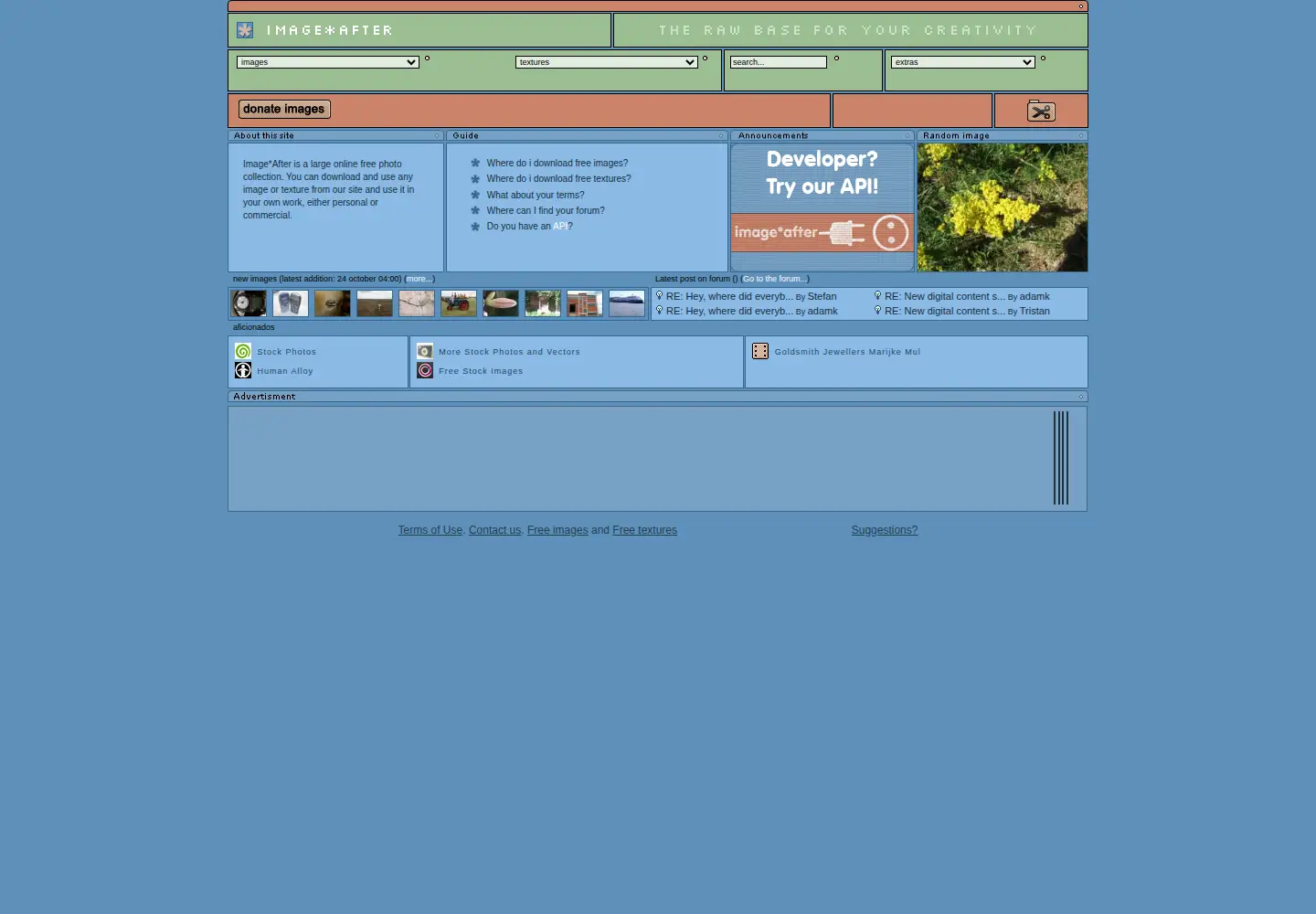 Screenshot of imageafter.com