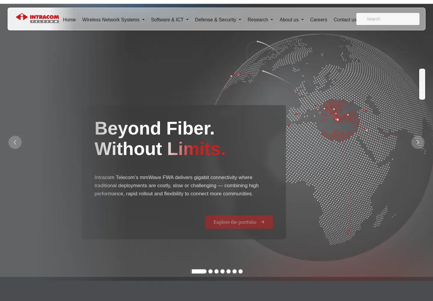 Screenshot of intracom-telecom.com