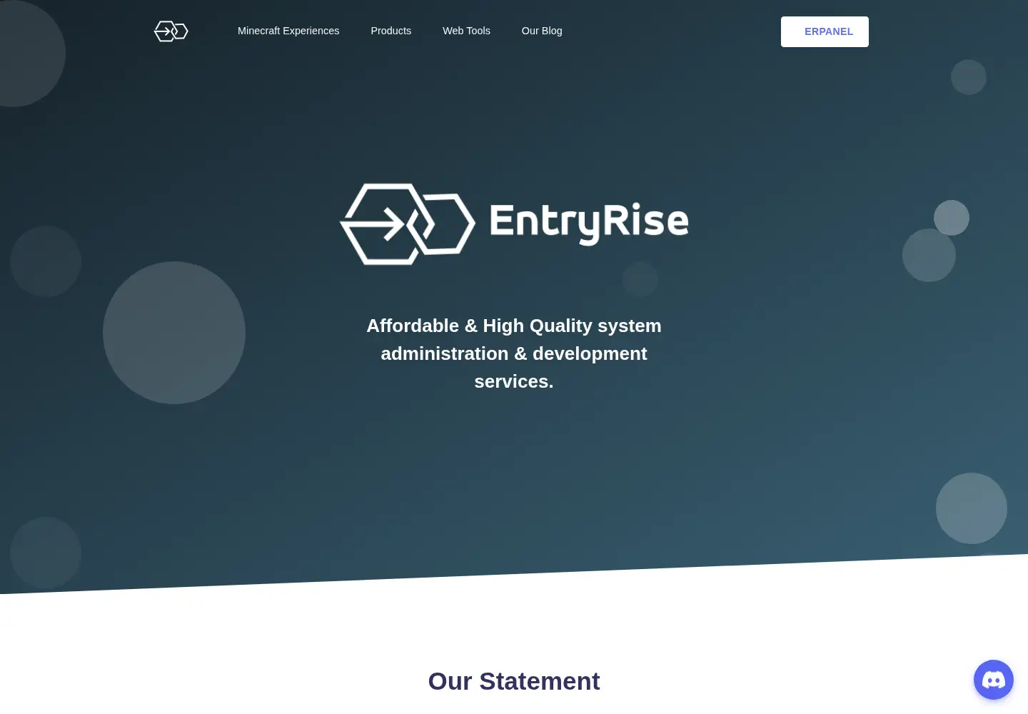 Screenshot of entryrise.com