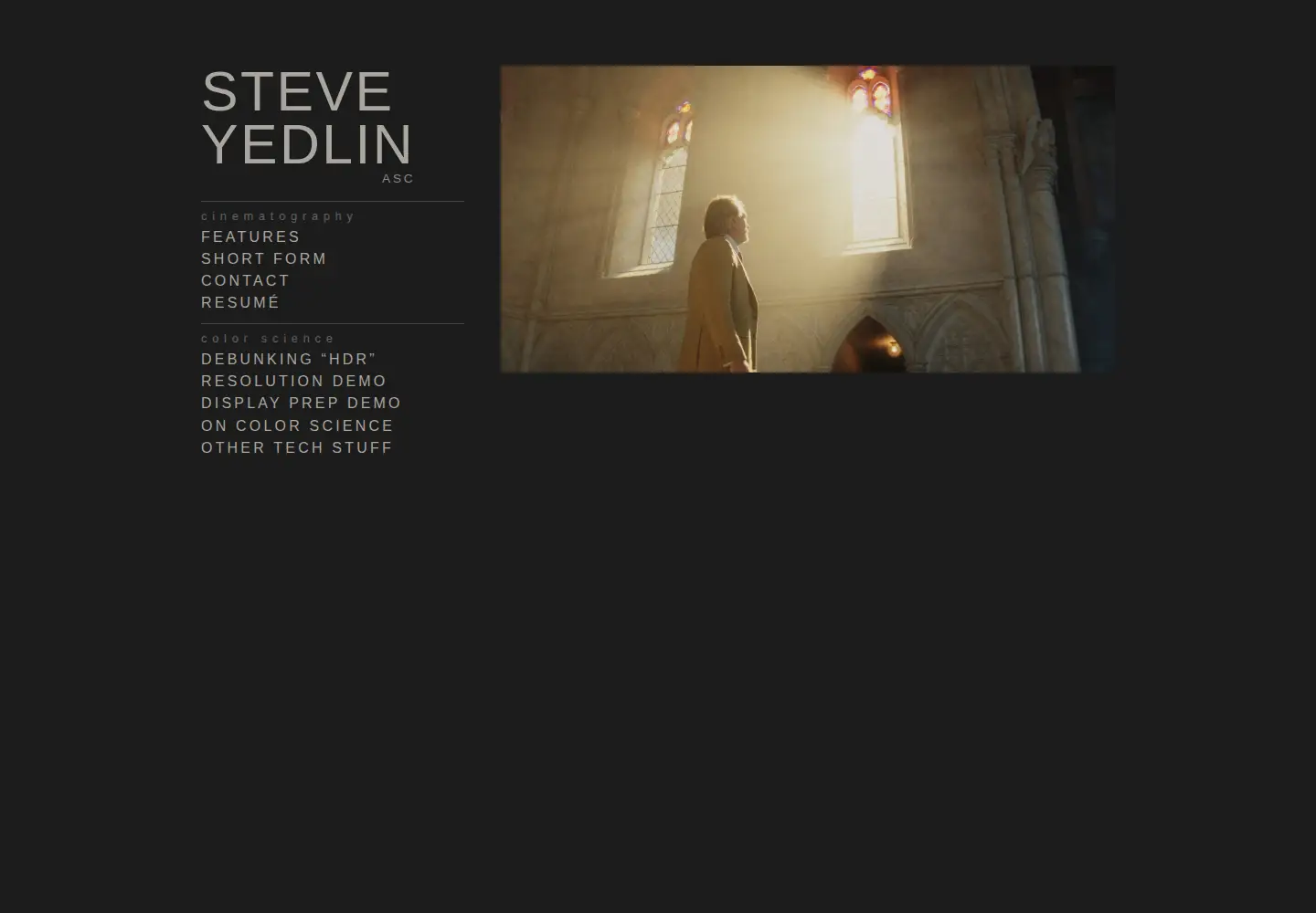 Screenshot of yedlin.net