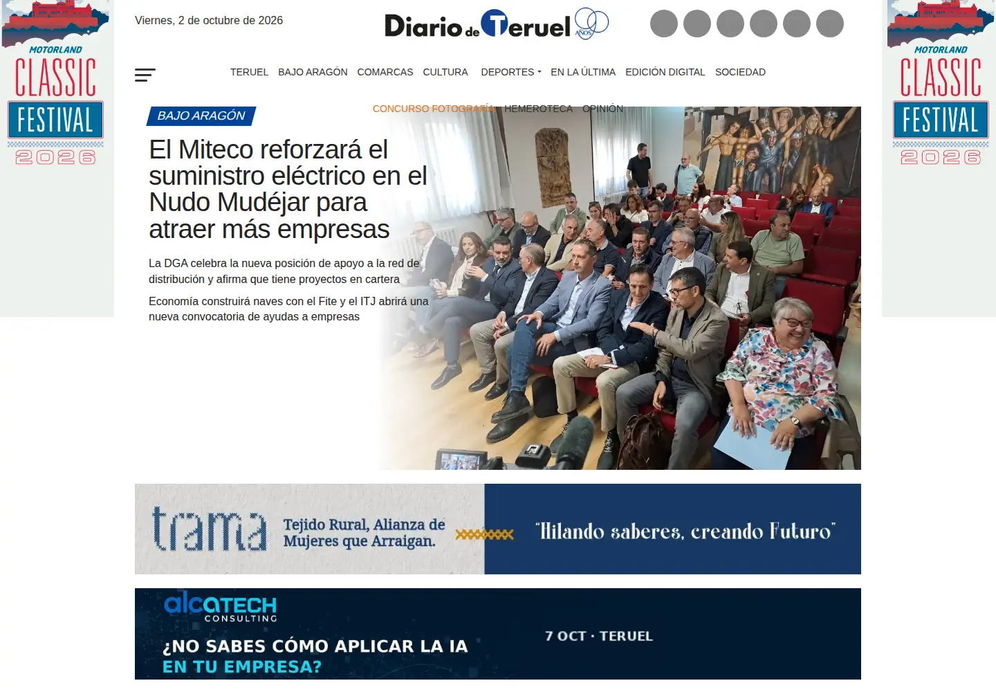 Screenshot of diariodeteruel.es