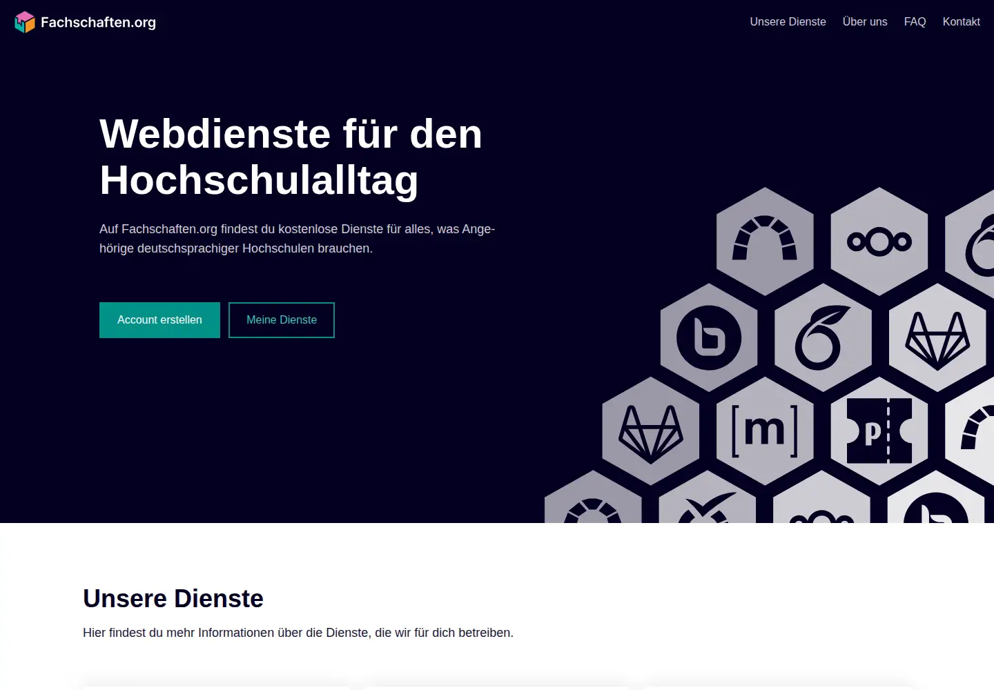Screenshot of fachschaften.org