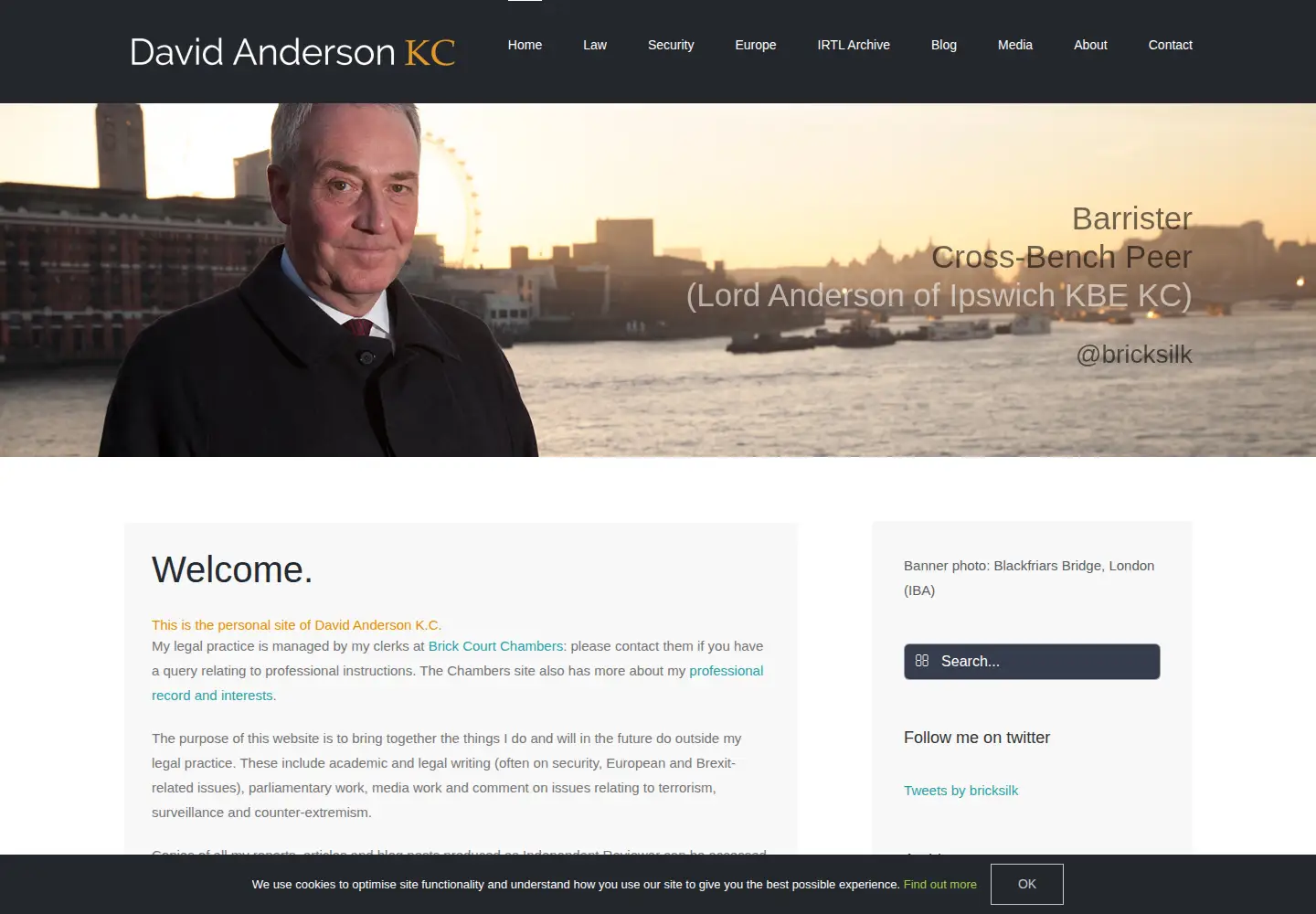 Screenshot of daqc.co.uk