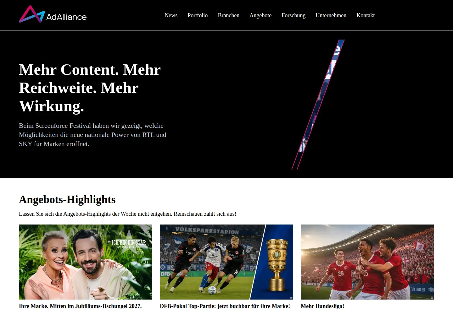 Screenshot of ad-alliance.de