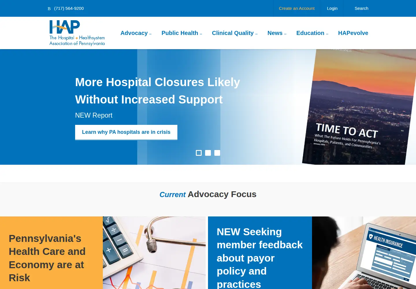Screenshot of haponline.org