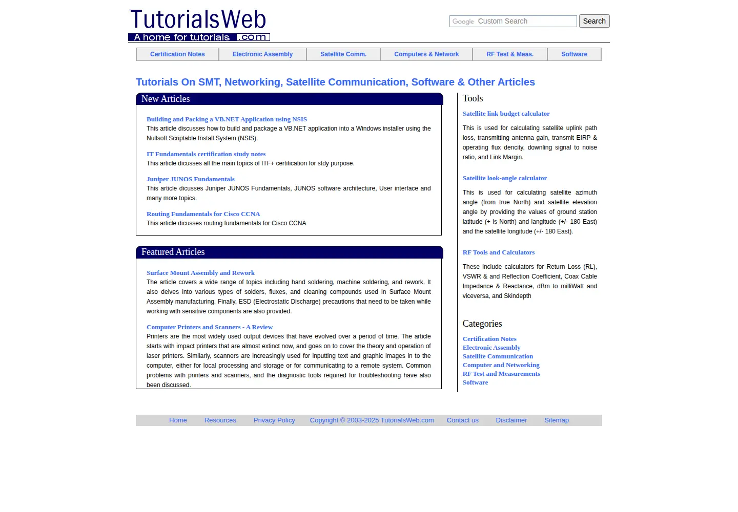 Screenshot of tutorialsweb.com