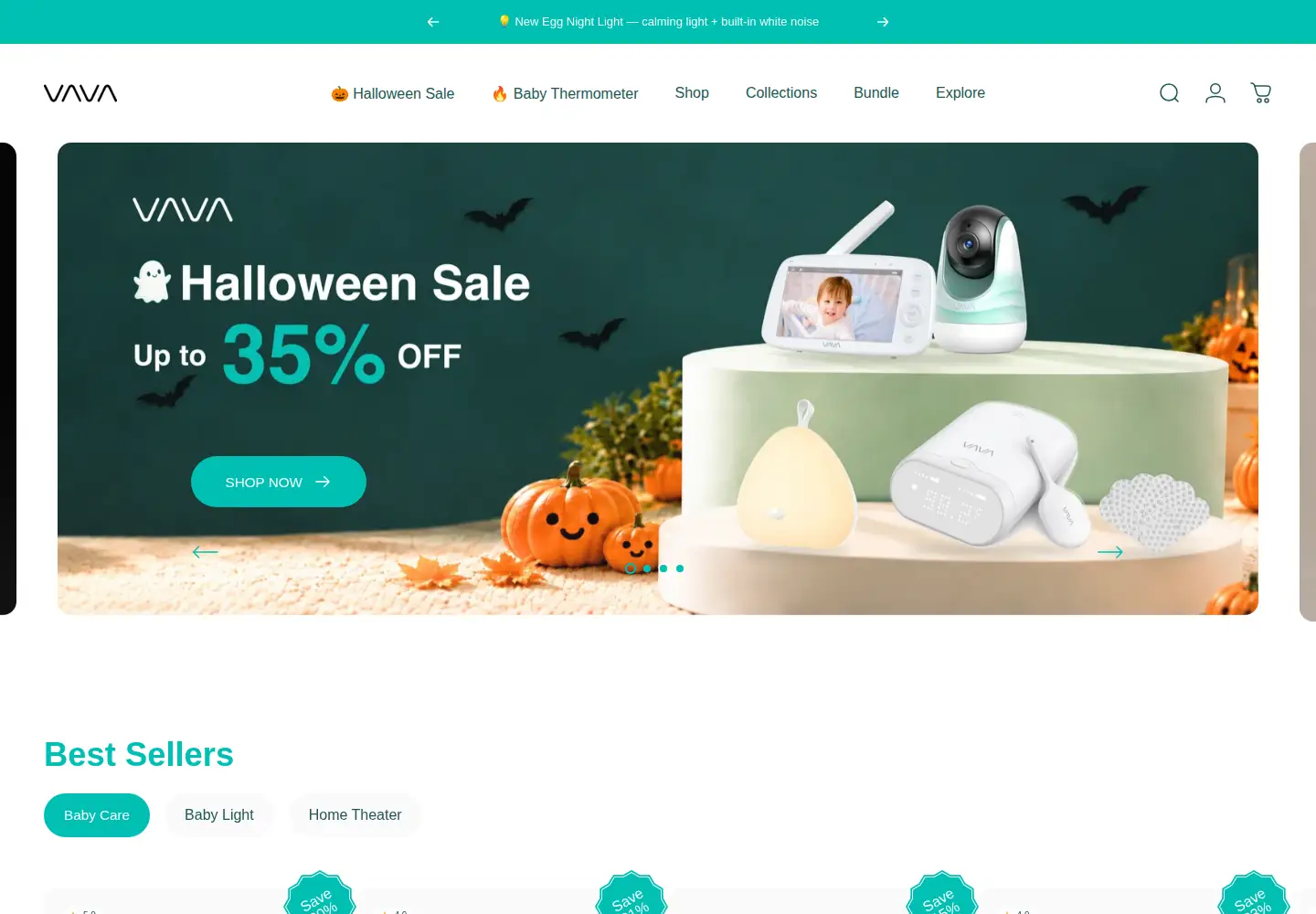 Screenshot of vava.com