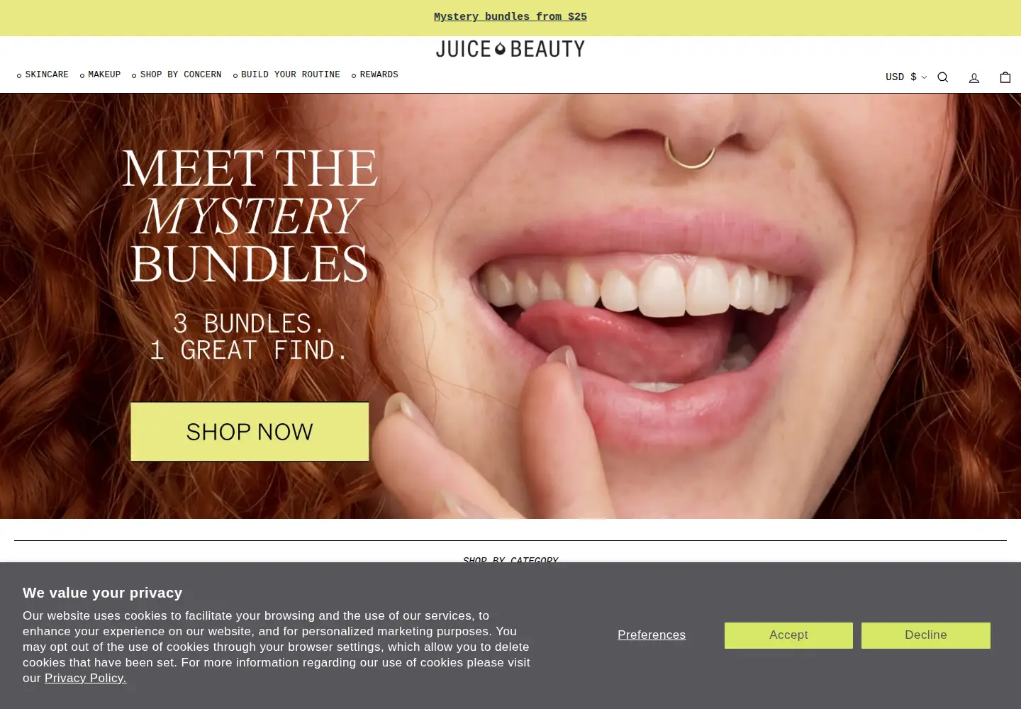 Screenshot of juicebeauty.com