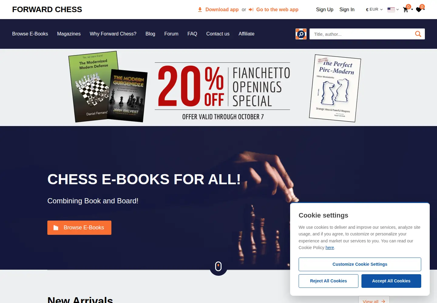 Screenshot of forwardchess.com