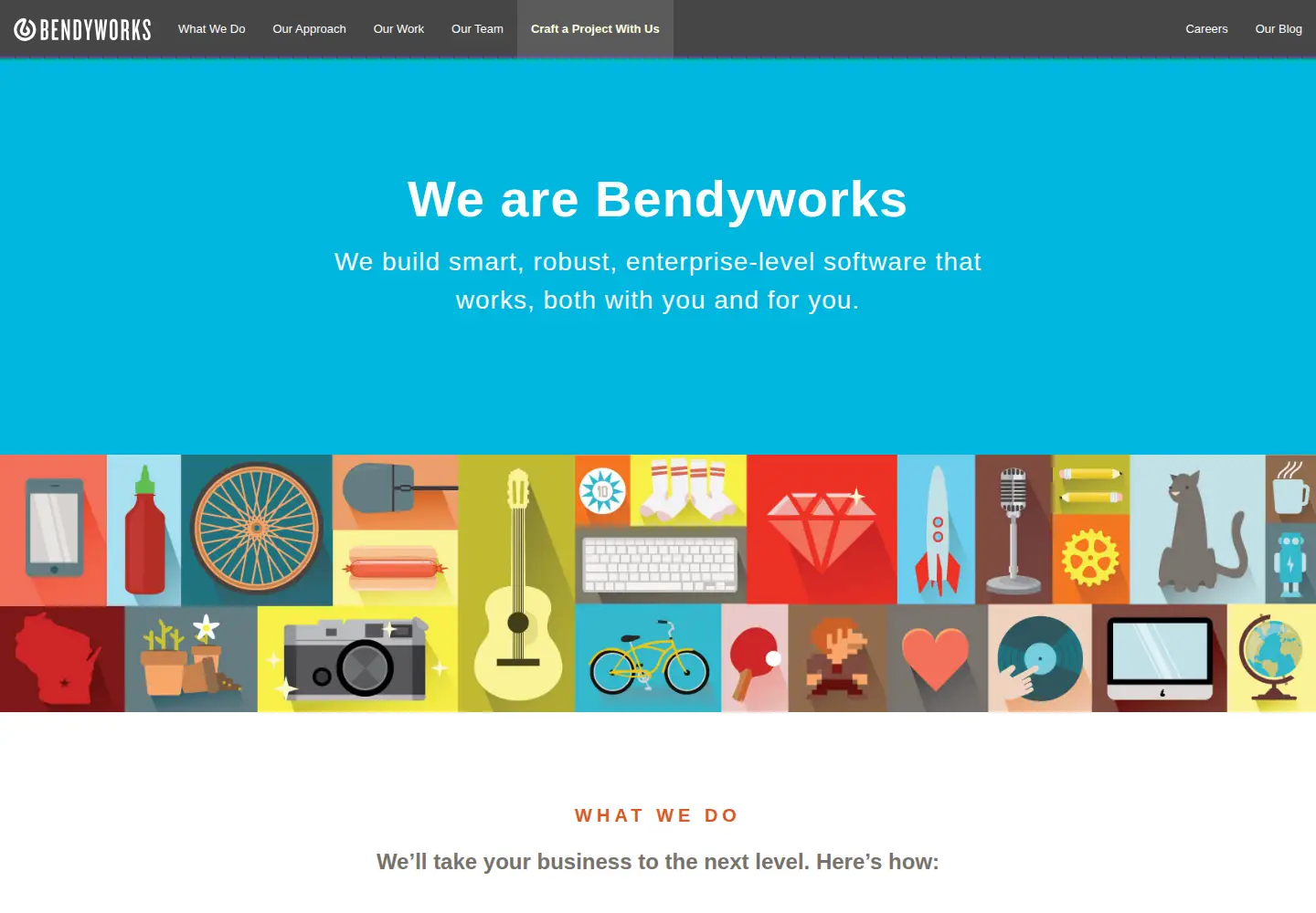Screenshot of bendyworks.com