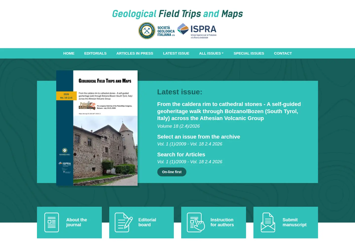 Screenshot of geologicalfieldtripsandmaps.com