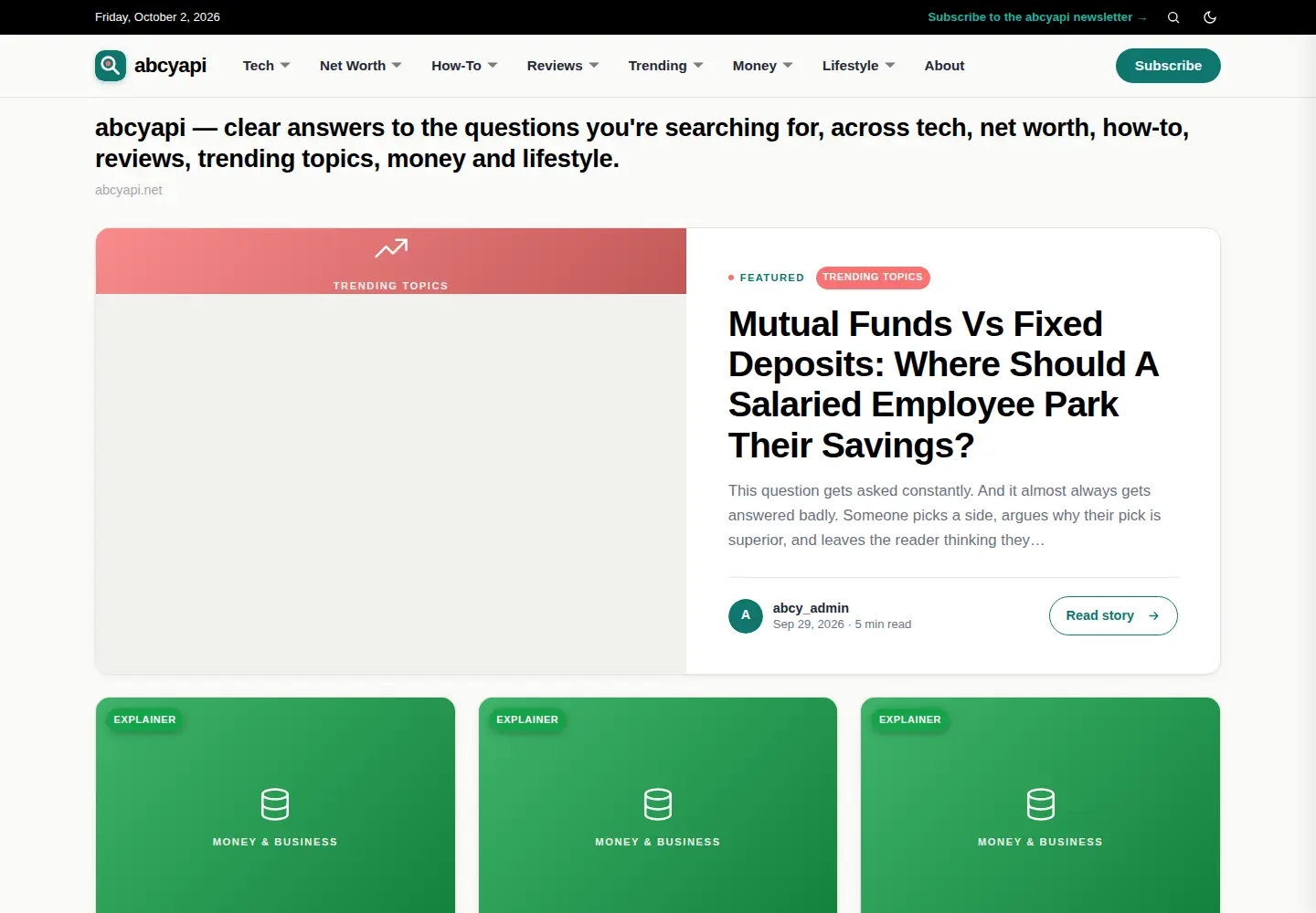 Screenshot of abcyapi.net