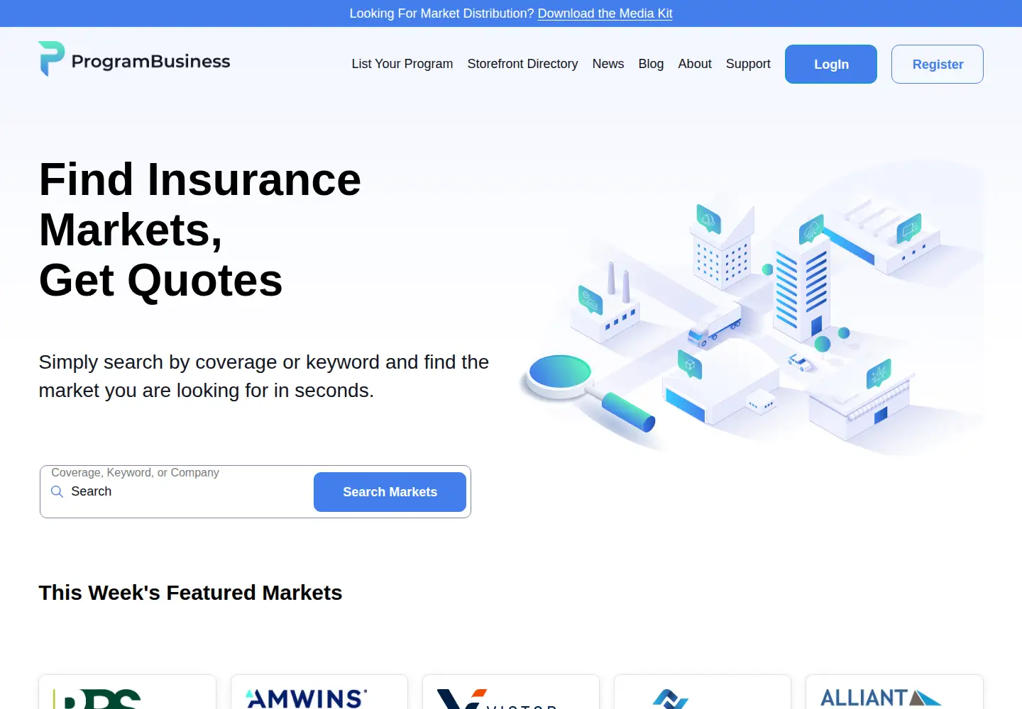 Screenshot of programbusiness.com