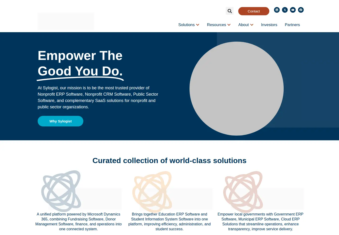 Screenshot of sylogist.com