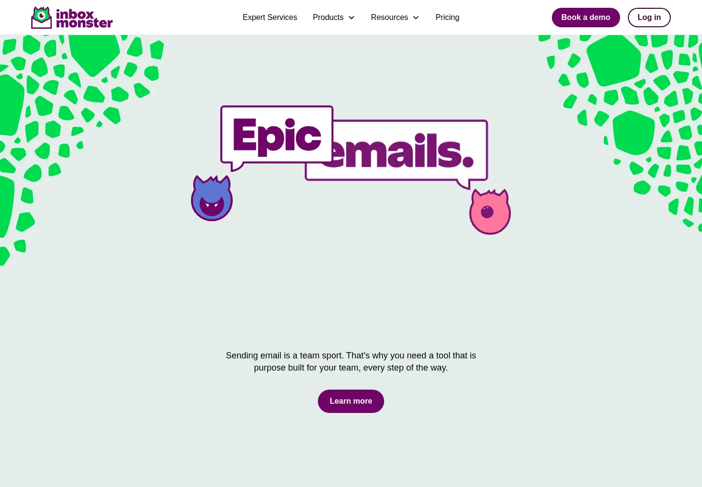 Screenshot of inboxmonster.com