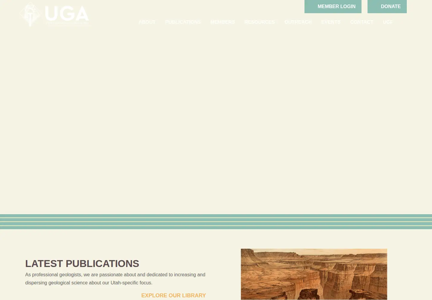 Screenshot of utahgeology.org