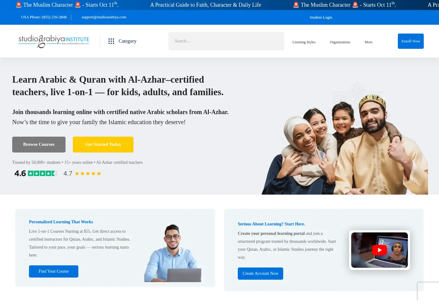 Screenshot of studioarabiya.com