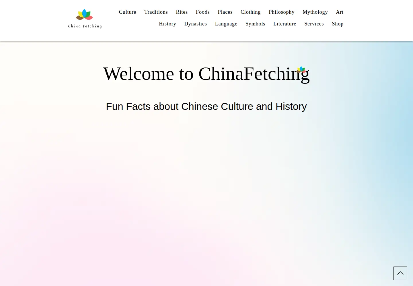 Screenshot of chinafetching.com