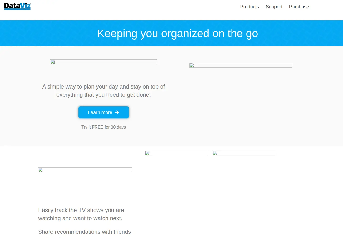 Screenshot of dataviz.com
