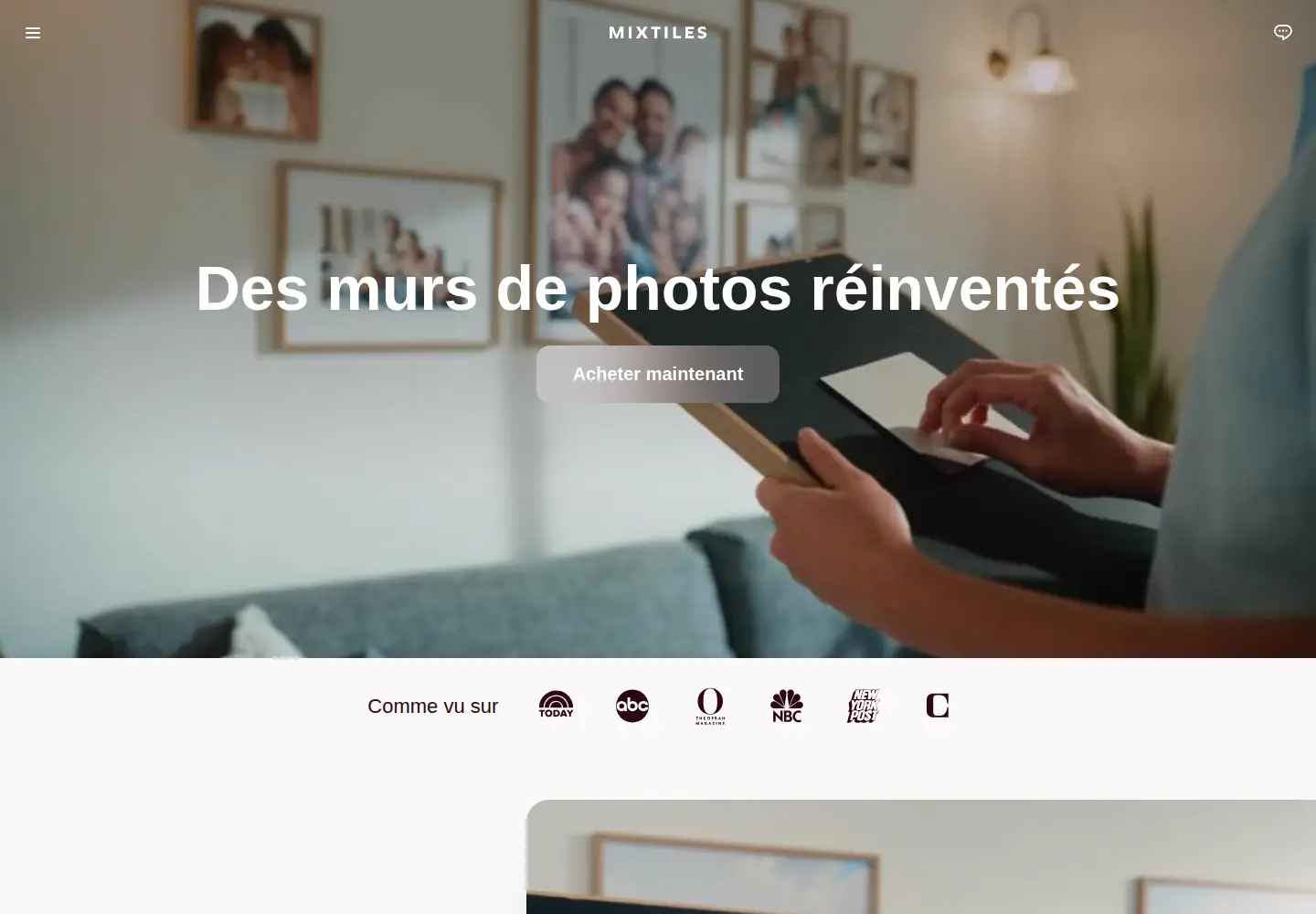 Screenshot of mixtiles.com