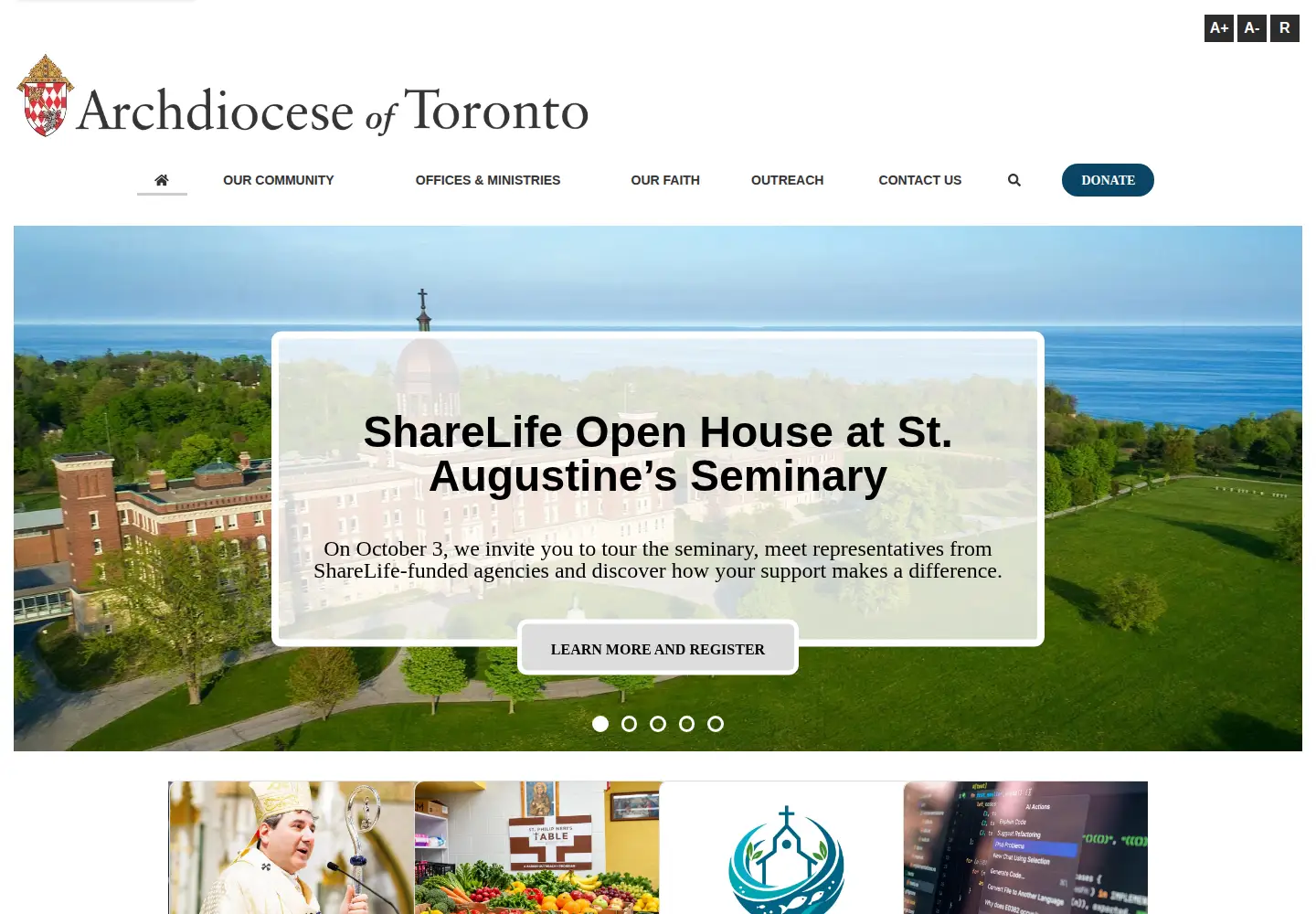 Screenshot of archtoronto.org