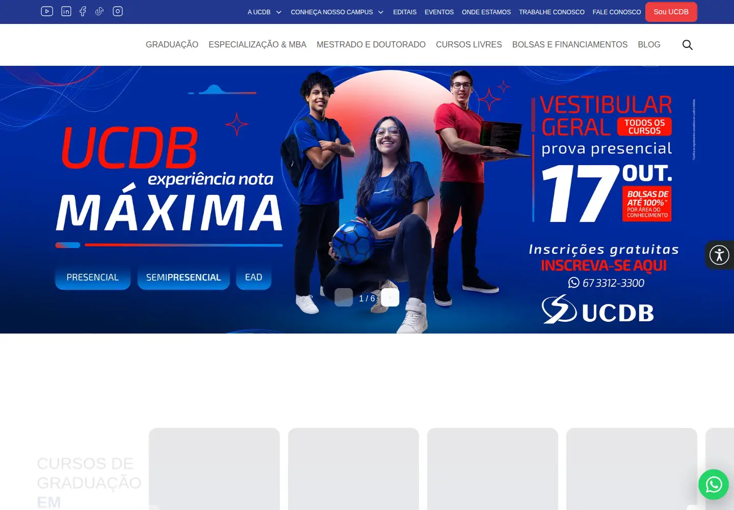 Screenshot of ucdb.br