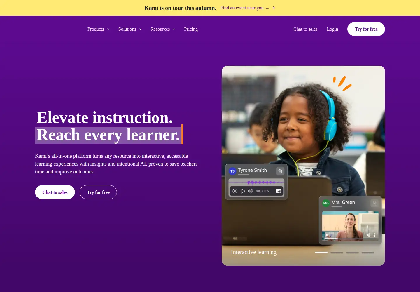 Screenshot of kamiapp.com