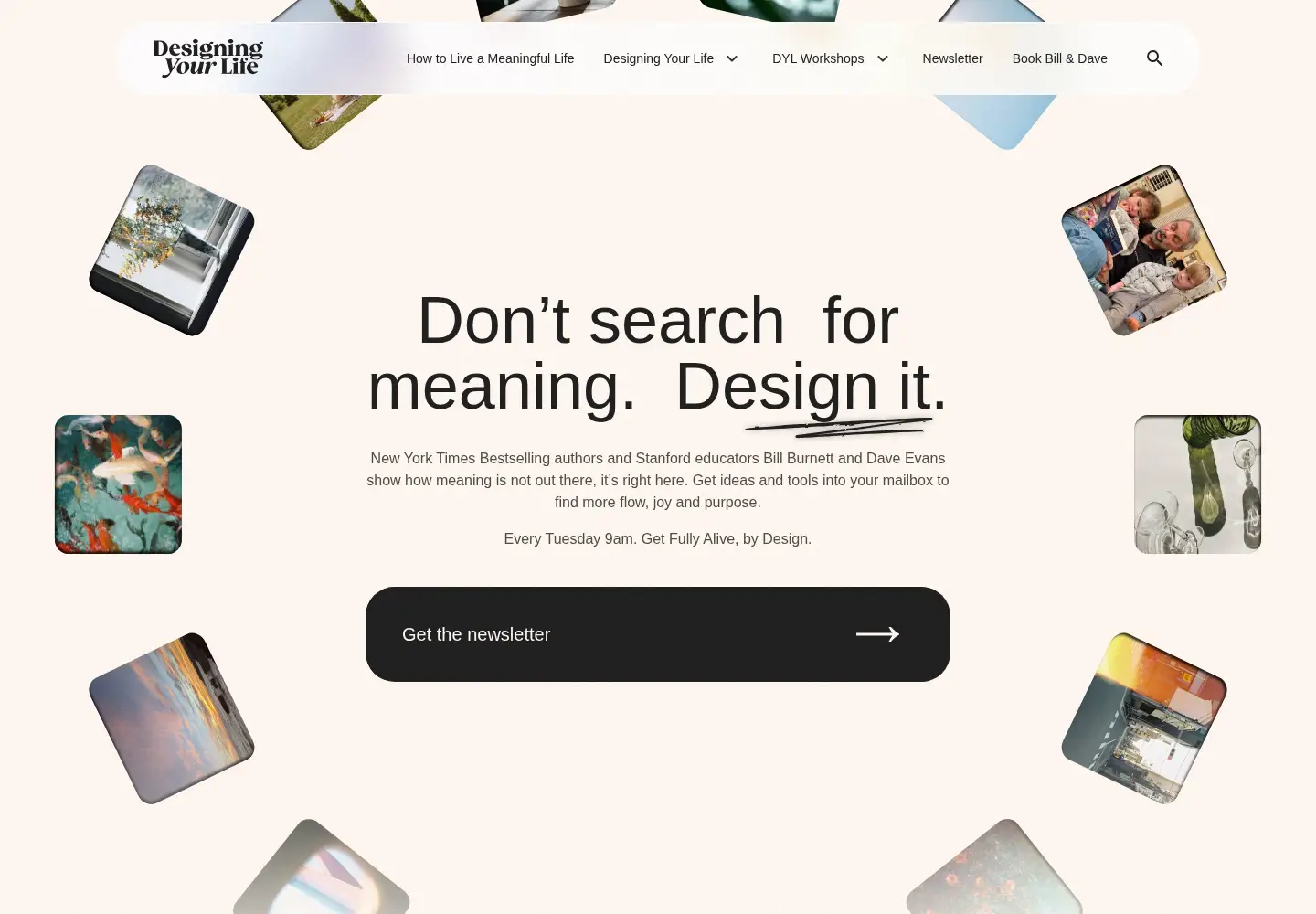 Screenshot of designingyour.life