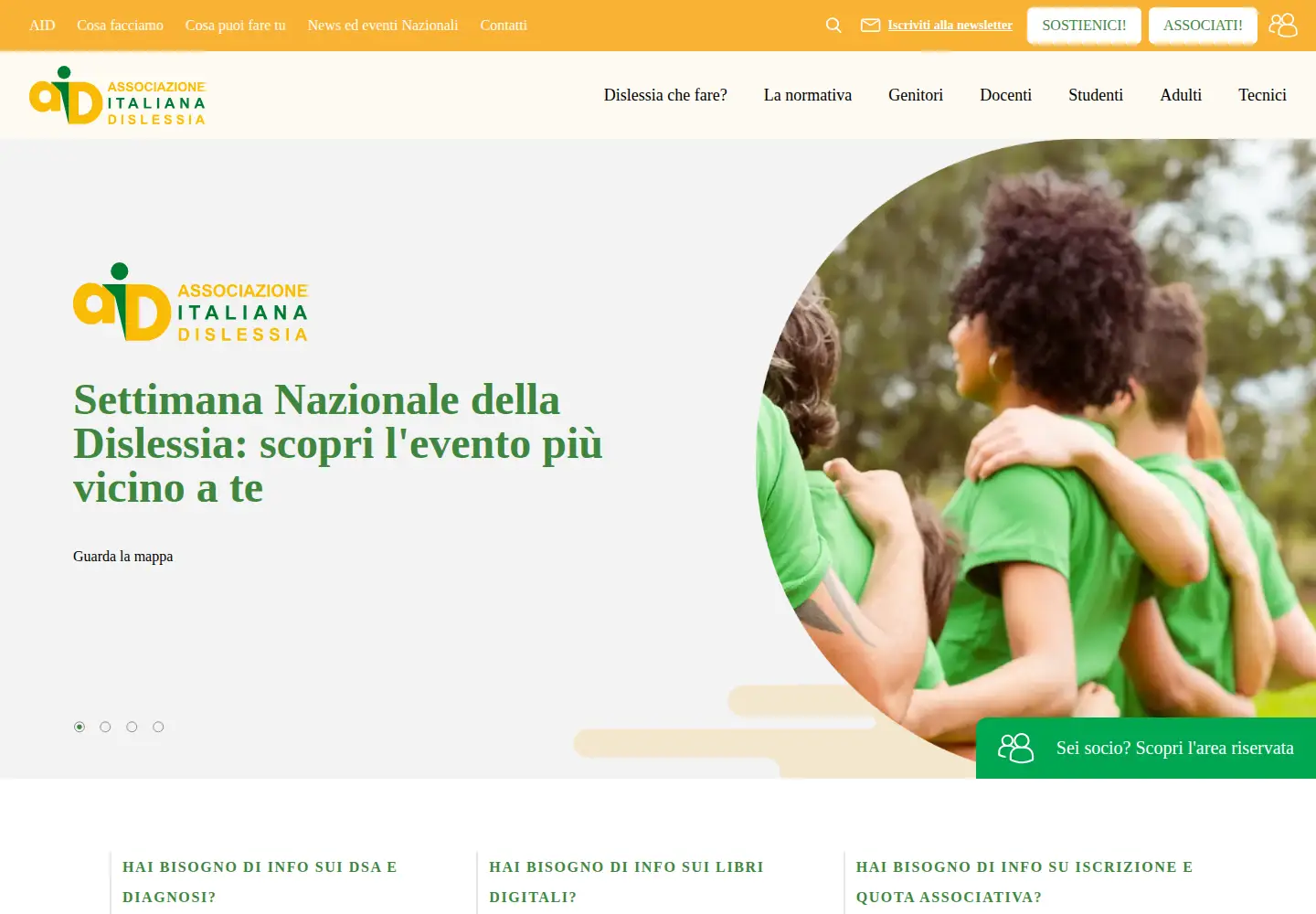 Screenshot of aiditalia.org