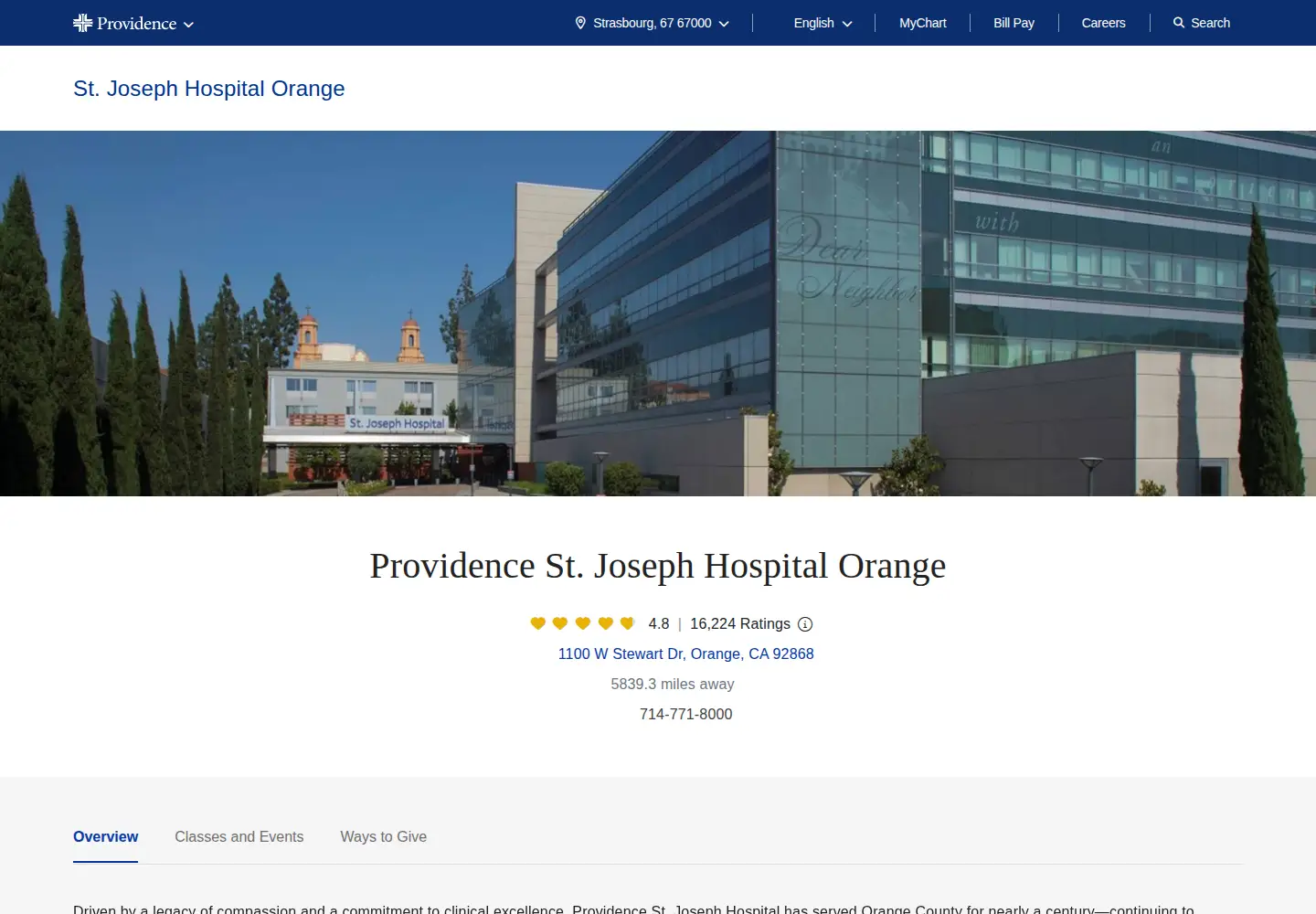 Captured homepage of sjo.org in the current scan